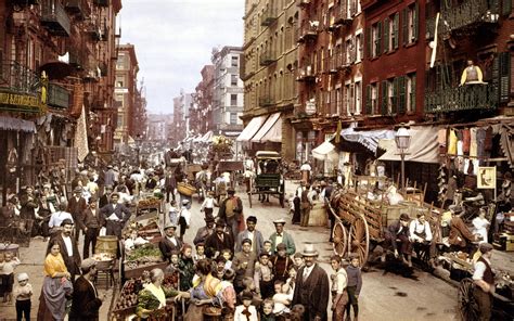 Wallpaper City Street Road New York City Town Colorized Photos
