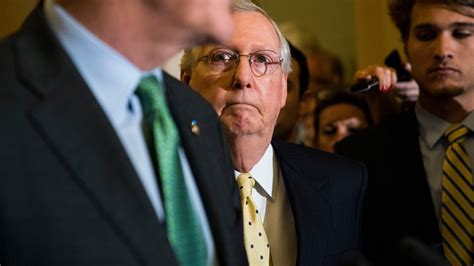 Deepening Rift Trump Wont Say If Mitch Mcconnell Should Step Down