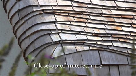Roofing With Cedar Shingles Beauty And Art Of Wave Coursed Roof Youtube