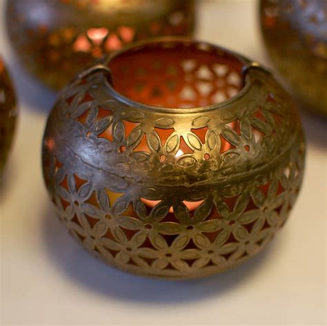 Moroccan Vintage Tea Light Holder Lantern Two Sizes By The Luxe Co