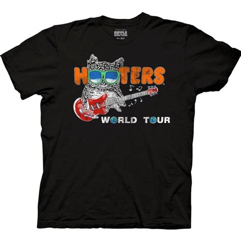 Hooters World Tour Logo T Shirt Ripple Junction