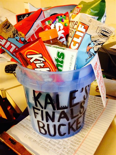 In fact, most college guys often skip breakfast because they're too lazy or don't know what to make. Finals gift basket for guys: chips, beef jerky, sunflower ...