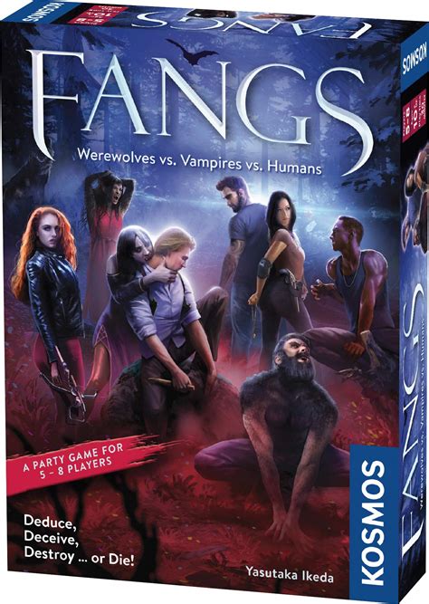 Fangs Thames And Kosmos Party Game Vampires V Werewolves V Humans