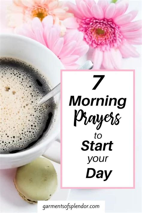 21 Short Morning Prayers To Brighten Your Day With Free Printable Artofit