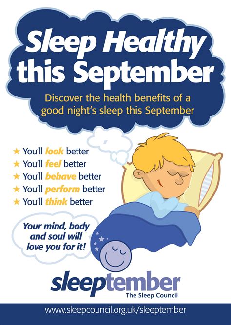Sleep Healthy This September And Discover The Health Benefits Of A Good