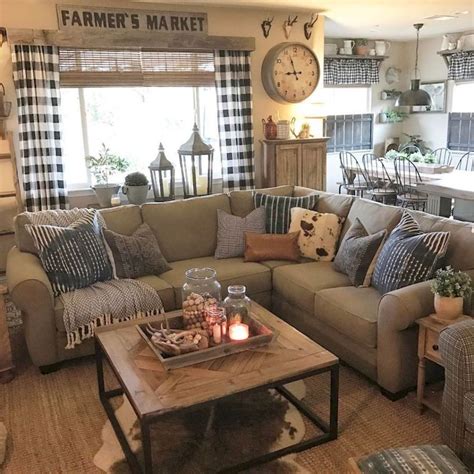 21 Amazing Small Farmhouse Living Room Home Decoration And