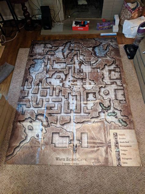 Wave Echo Cave Full Size Map Dnd