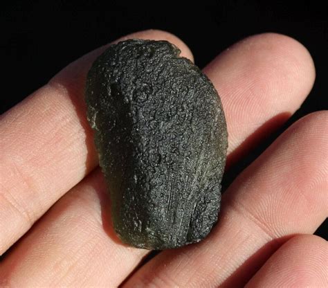 Moldavite Green Meteorite Stone Grade A Specimen Etsy