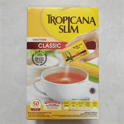 Jual Tropicana Slim Classic Isi 50 Sachet Indonesiashopee Indonesia