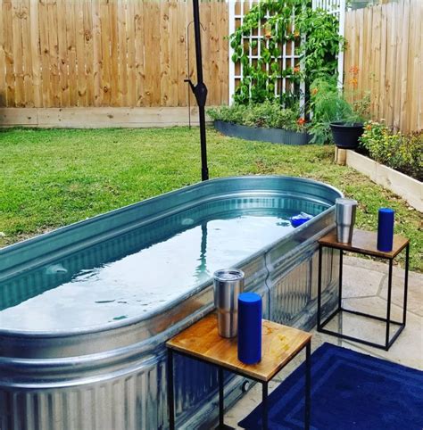 Clever And Functional Stock Tank Pool Ideas