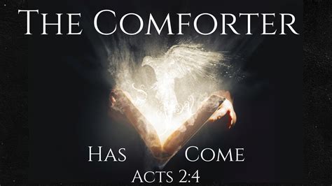 The Comforter Has Come Week 2 Who Is The Holy Spirit Logos Sermons
