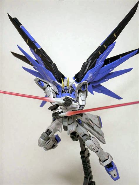 Painted Build Rg 1144 Zgmf X10a Freedom Gundam Gundam Kits