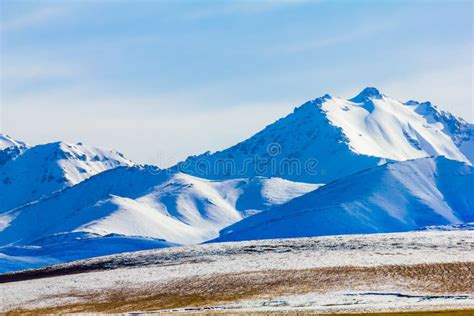 Landscape Of Mountain On Qinghai Plateauchina Stock Image Image Of