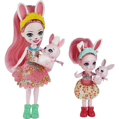 Mattel Enchantimals Bree Bunny Doll And Little Sister Hcf84
