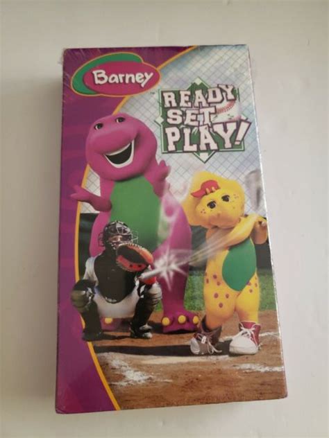 Barney Ready Set Play Vhs 2004 For Sale Online Ebay