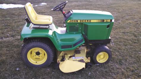 Restored 1986 John Deere 316 Garden Tractor Forums