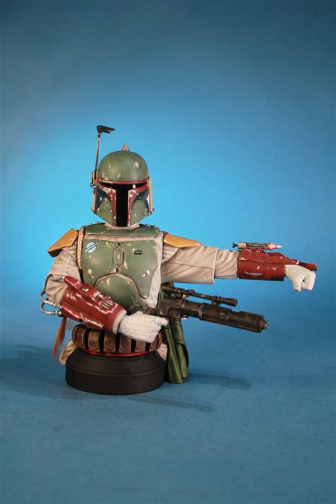 Gentle Giant Boba Fett Deluxe Mini Bust Sdcc 2013 Exclusive Boba