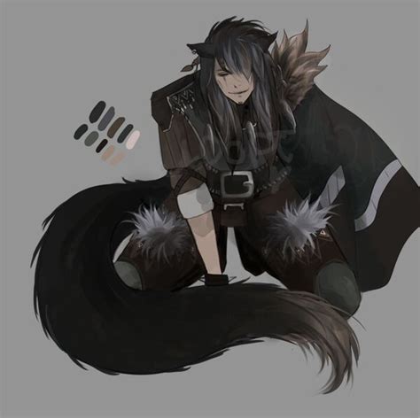 Alpha Anime Wolf Boy Luna Wallpaper