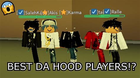 Best Da Hood Players Youtube