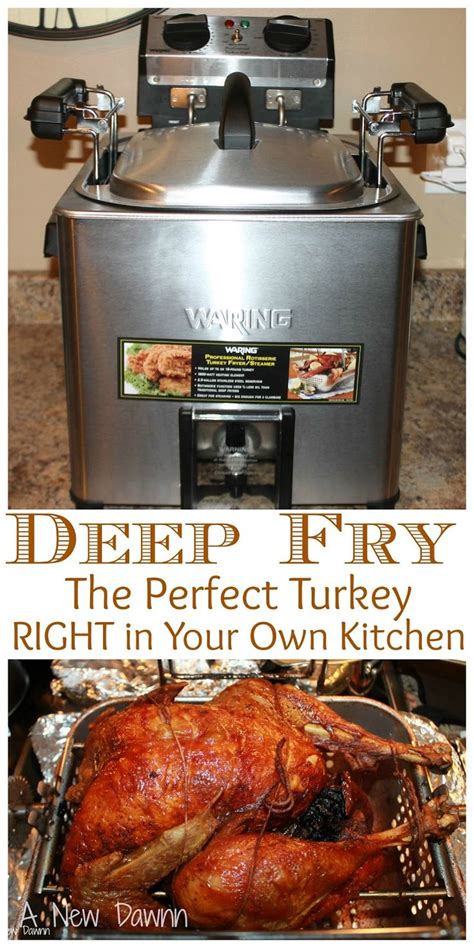 Deep Fry the Perfect Turkey with the Waring Rotisserie Turkey Fryer