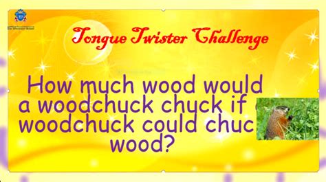 Year 3 Glimpses Of Tongue Twister Challenge
