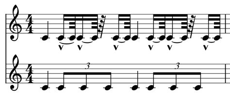 What does a triplet in music look like. Tuplets | MuseScore