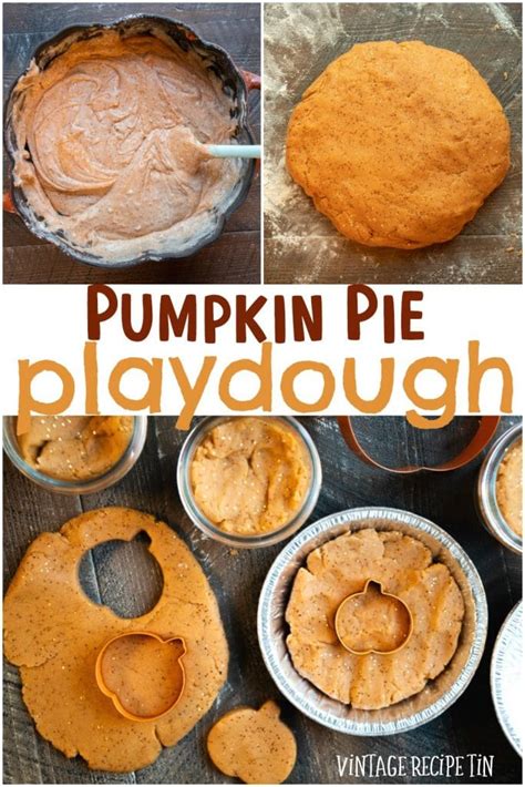 Pumpkin Pie Playdough Retro Potluck