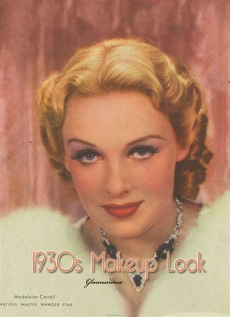 vintage 1930s makeup look vintage makeup guides