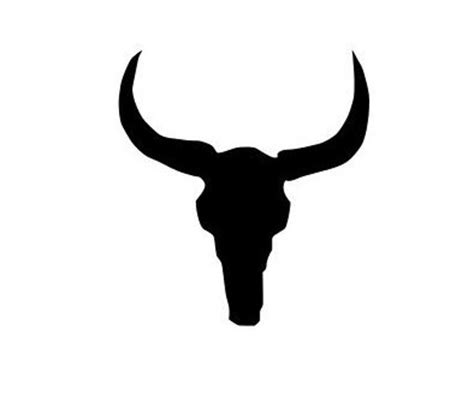 Bull Skull Svgpng Digital Download Etsy