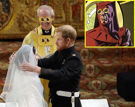Royal Wedding Priest Looks Just Like Nite Owl From Watchmen Funny