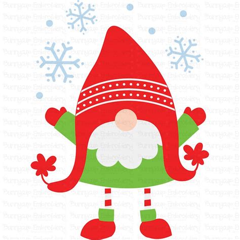 This digital artwork can be used by cutting software. Christmas Gnomes SVG - 16 SVG, Clipart, Printables Files