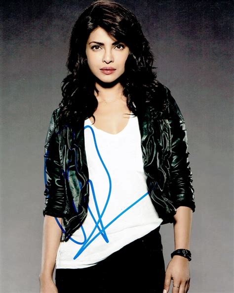 Priyanka Chopra Quantico Autograph Signed 8x10 Photo C