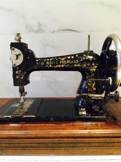 Check spelling or type a new query. New White Peerless Antique Sewing Machine - susies-scraps.com