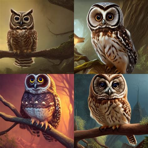 Owls Ai Generated Artwork Nightcafe Creator