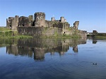 Caerphilly Castle, Wales : castles | Castles in wales, Castle, Wales