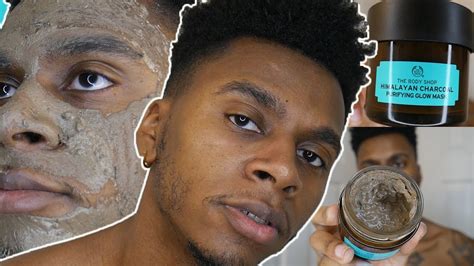 Black Men Face Mask Skin Care Routine Himalayan Charcoal Mask Youtube