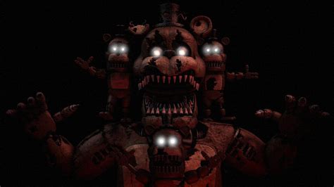 Sfm Fnaf 4 Nightmare Freddy And The Freddles By Galvatron2017 On