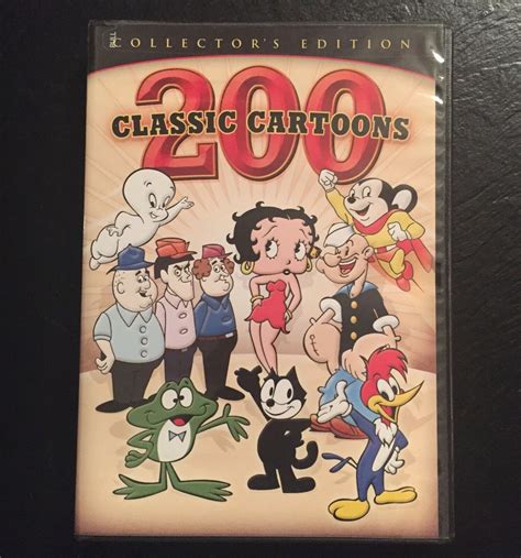200 Classic Cartoons Collectors Edition 4 Disc Set Dvds Dvds And Blu