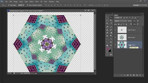 Make Your Own Kaleidoscope In Adobe Photoshop Youtube