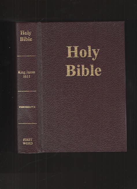 Self Pronouncing Edition The Holy Bible King James 1611 Containing