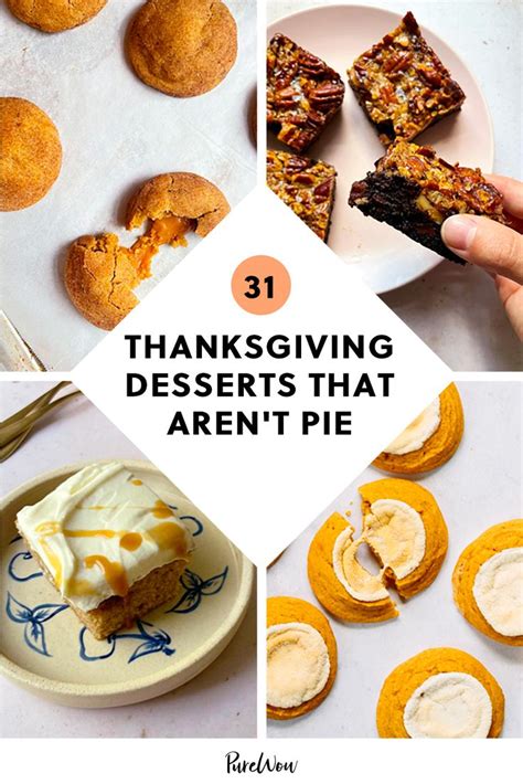 31 Thanksgiving Desserts That Aren’t Pie Like Pumpkin Angel Food Cake And Pecan Brownies