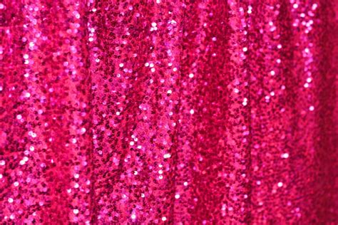 Hot Pink Sequin Clarence Linen