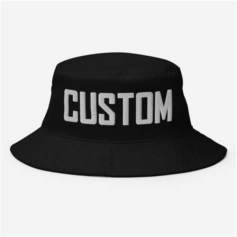 Custom Bucket Hat Custom Embroidered Bucket Hat Beach Hat Custom