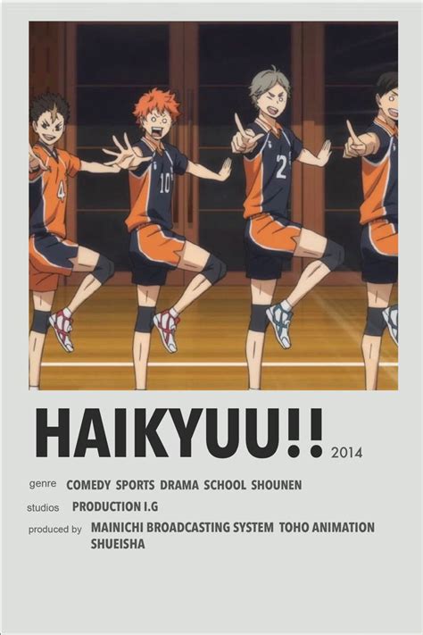 Haikyuu Movie Posters Minimalist Anime Canvas Film Posters Minimalist