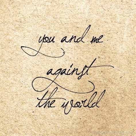 You And Me Against The World Desicomments Com