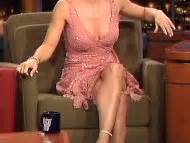 Naked Alyssa Milano In The Tonight Show With Jay Leno