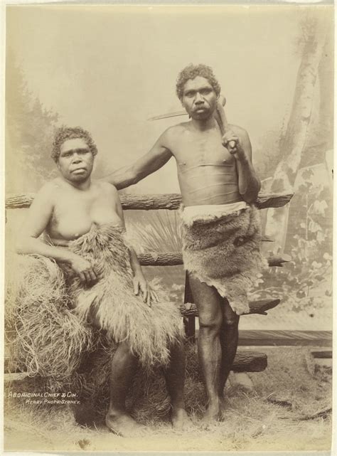 Nude Australian Aboriginal Mature Gin Chief 1890 S Photo 2 Pics