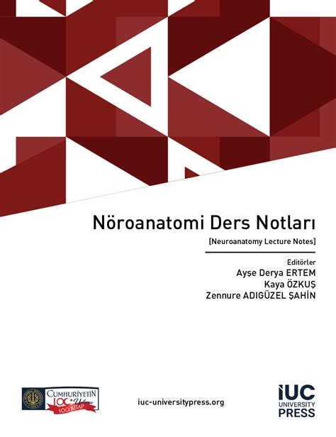Neuroanatomy Lecture Notes — Iuc University Press
