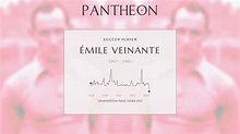 Émile Veinante Biography - French footballer and coach | Pantheon