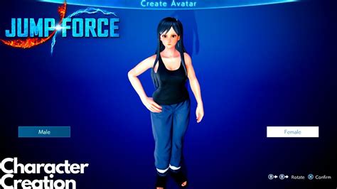 Jump Force Create Avatar Character Creation Youtube